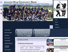 Tablet Screenshot of jhcband.org